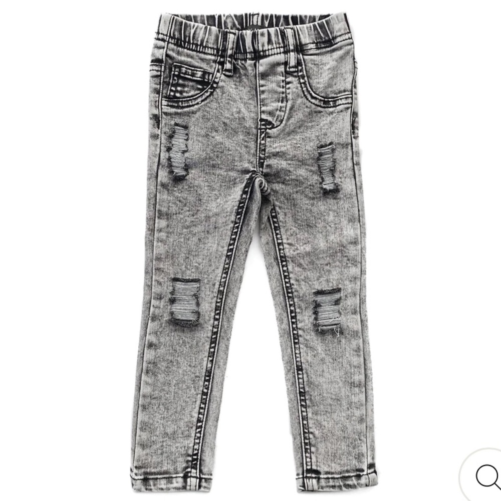 LENOX JAMES DISTRESSED JEANS - GREY WASH